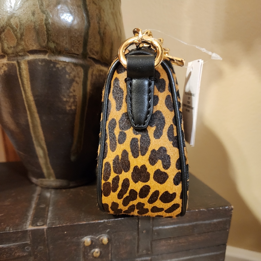 Michael Kors Carmela Leopard Print Women's Small Bag - Picture 10 of 13